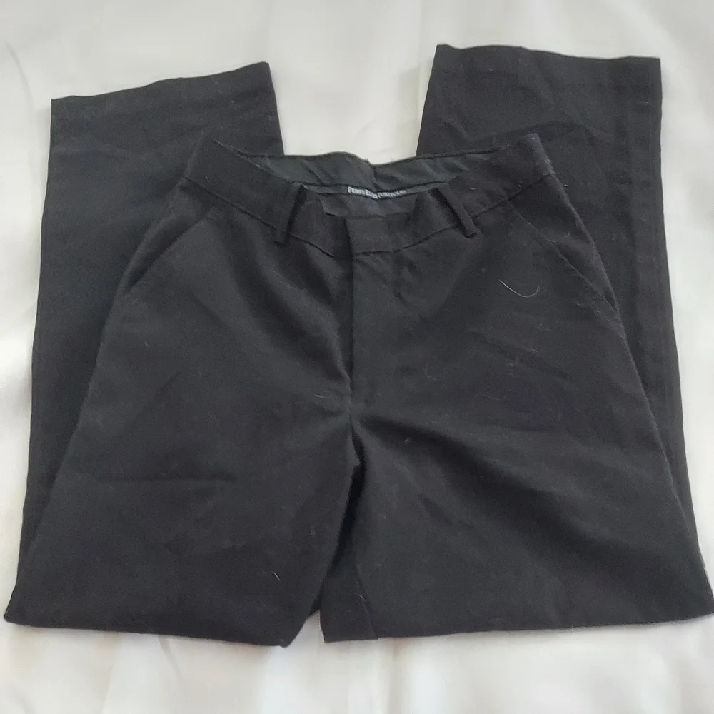 Perry Ellis Portfolio Slacks Boy Size 10 Black - Picture 2 of 5